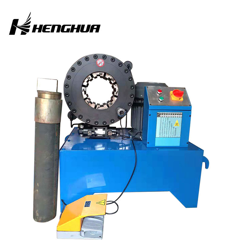 HH102 Simple Design industrial 380 V/15 mm-123 mm/15 sets used hydraulic hose crimping machine 
